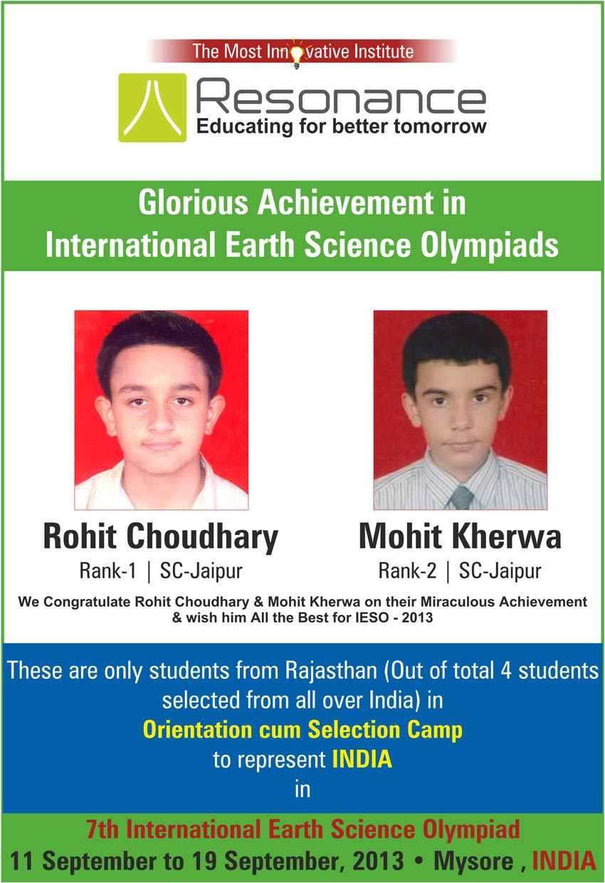 Achievement in International Earth Science Olympiads - 2013